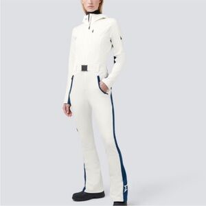 Perfect Moment White and Blue Jumpsuit